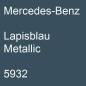 Preview: Mercedes-Benz, Lapisblau Metallic, 5932.